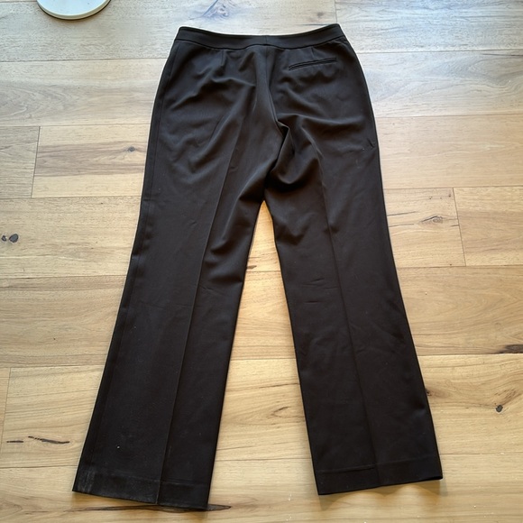 LAFAYETTE 148 brown wool high rise wide leg pants, size 10 - Picture 5 of 5